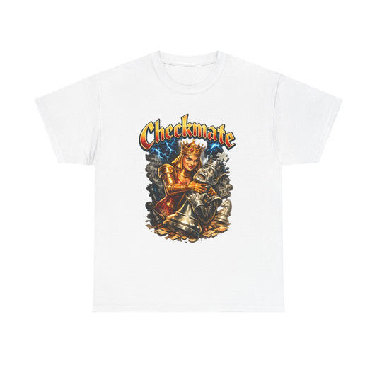 Checkmate Chess Graphic Tee — Vintage Knight vs King Design