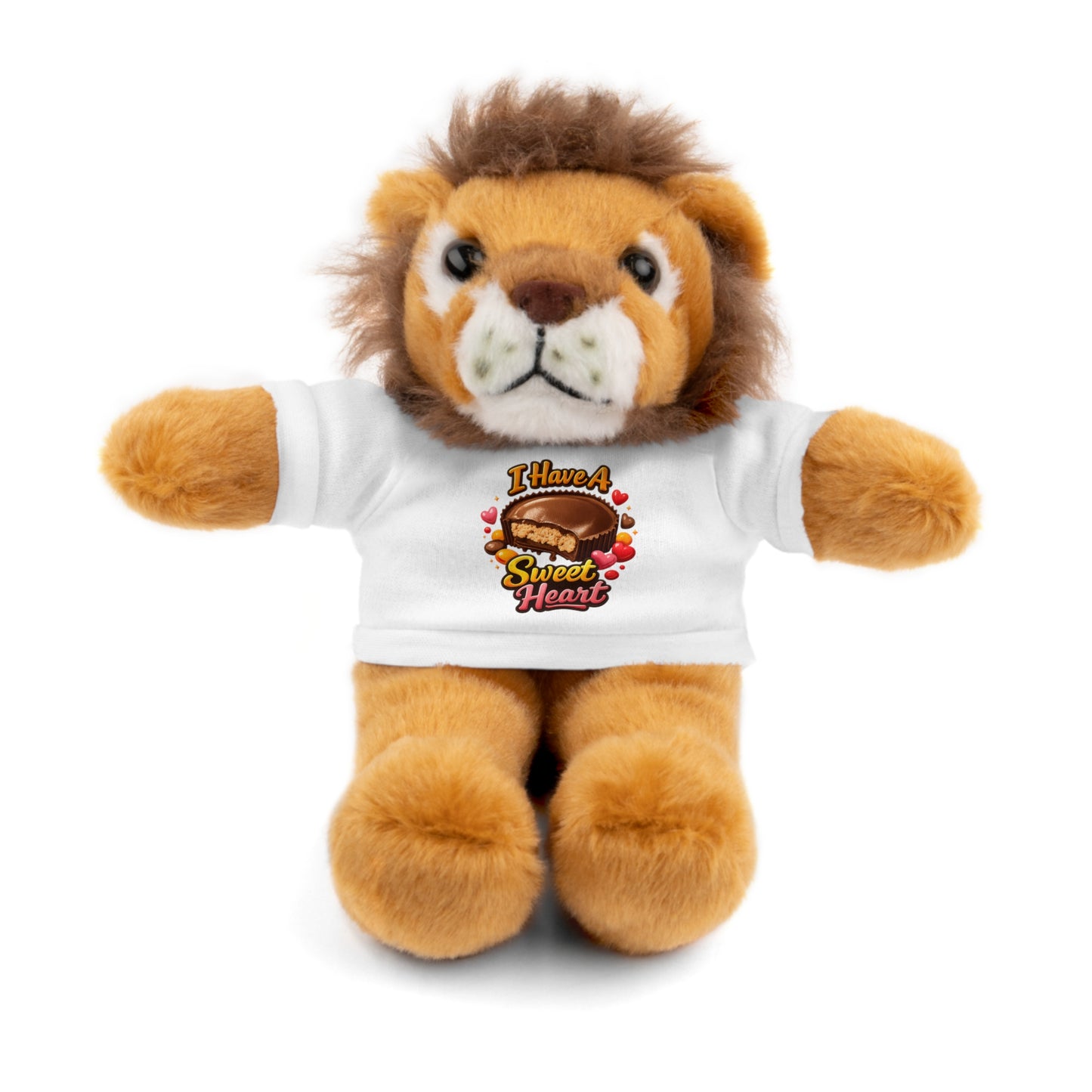 Teddy Bear — "I Have a Sweet Heart" Plush with Graphic Tee
