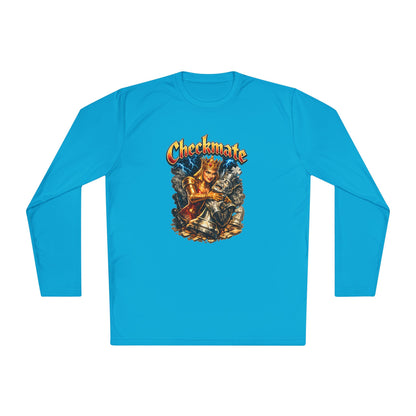 Checkmate Graphic Long Sleeve Tee — Vintage Chess Knight Design