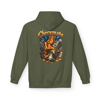 Chess King "Checkmate" Hoodie — Vintage Fantasy Chess Crewneck