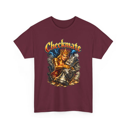 Checkmate Chess Graphic Tee — Vintage Knight vs King Design