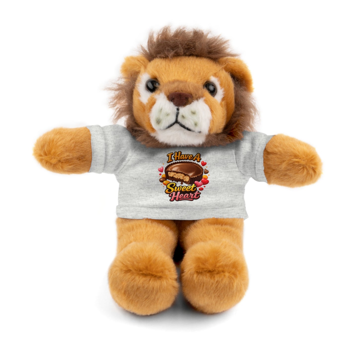 Teddy Bear — "I Have a Sweet Heart" Plush with Graphic Tee