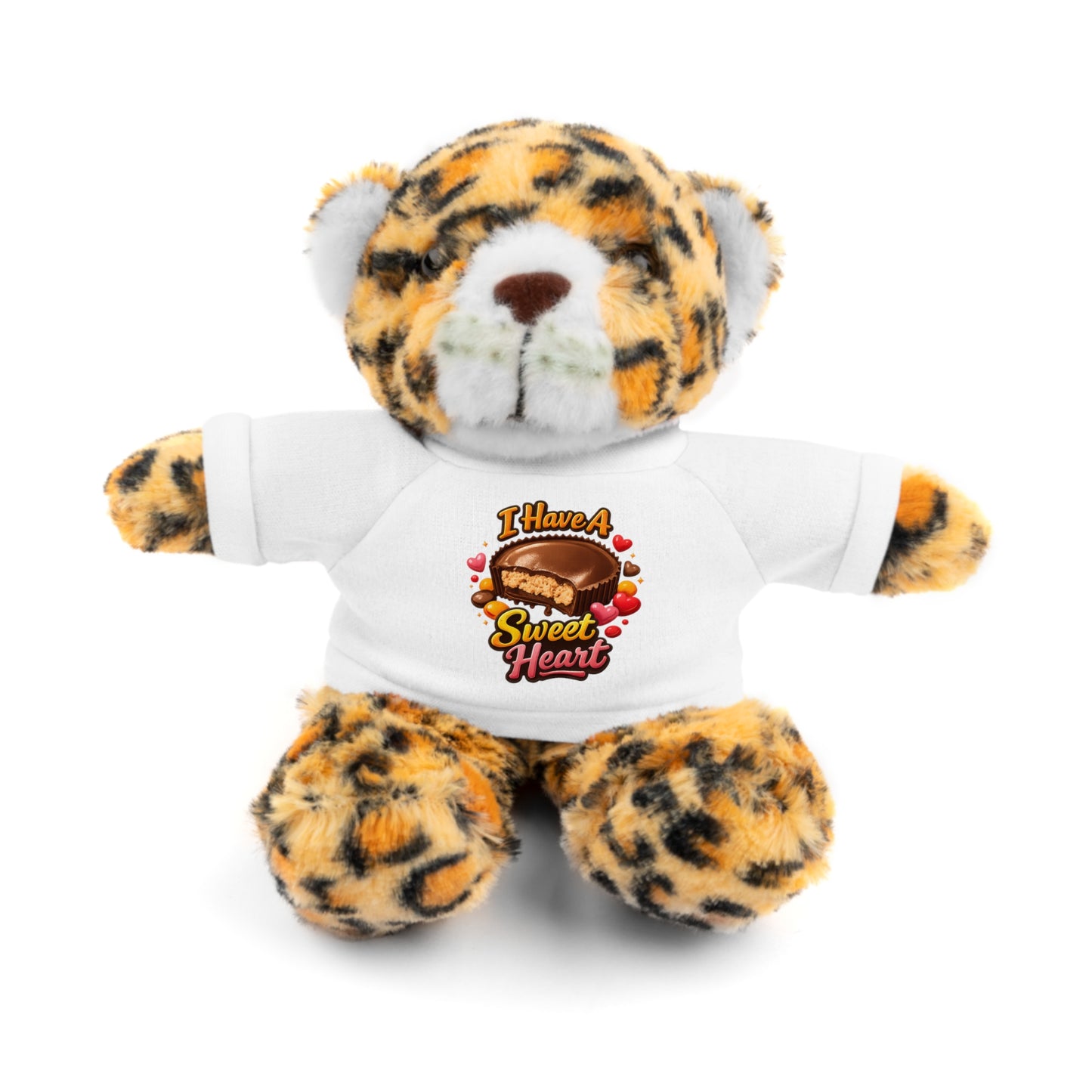 Teddy Bear — "I Have a Sweet Heart" Plush with Graphic Tee