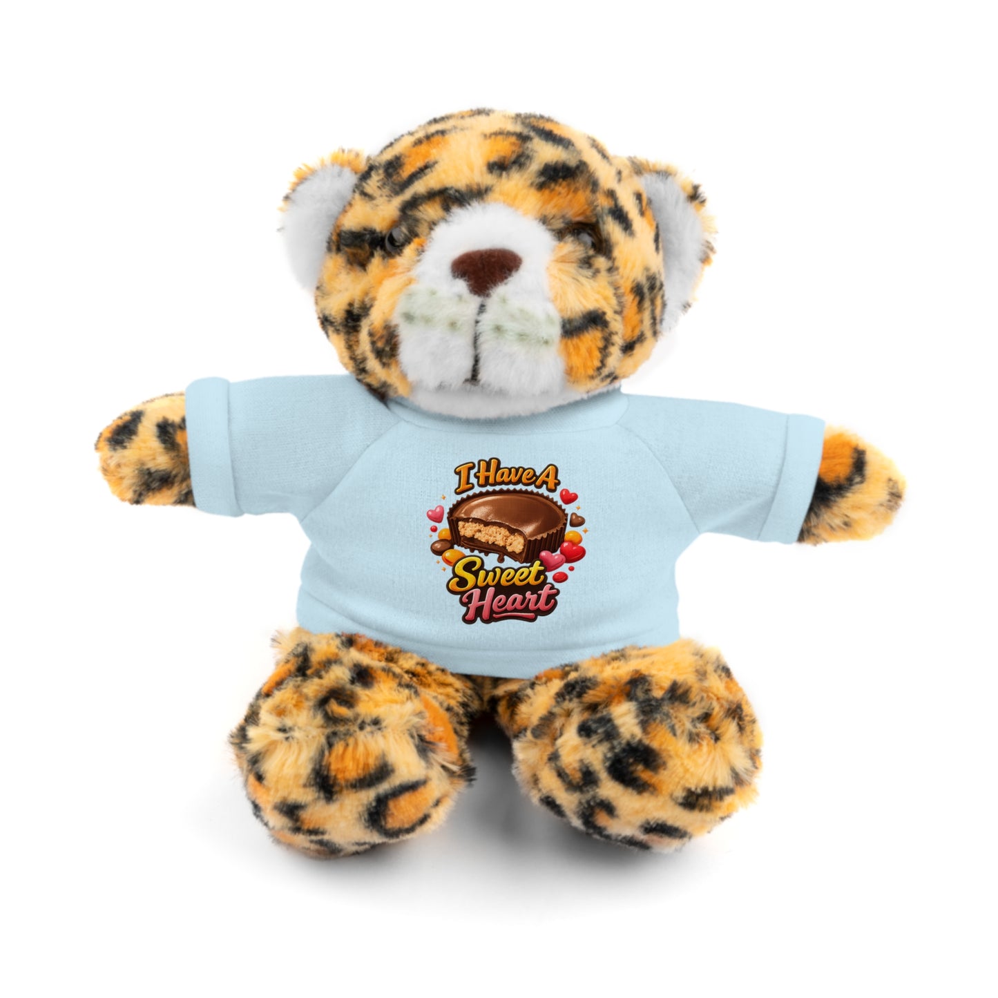 Teddy Bear — "I Have a Sweet Heart" Plush with Graphic Tee