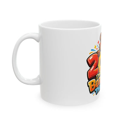 2026 Bear Hug Mug — Cute New Year Ceramic Coffee Cup ("I’m Gonna Bear Hug This Year")