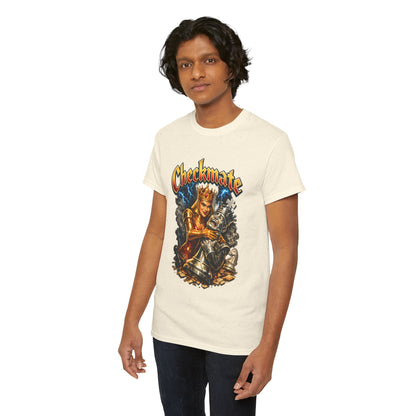 Checkmate Chess Graphic Tee — Vintage Knight vs King Design