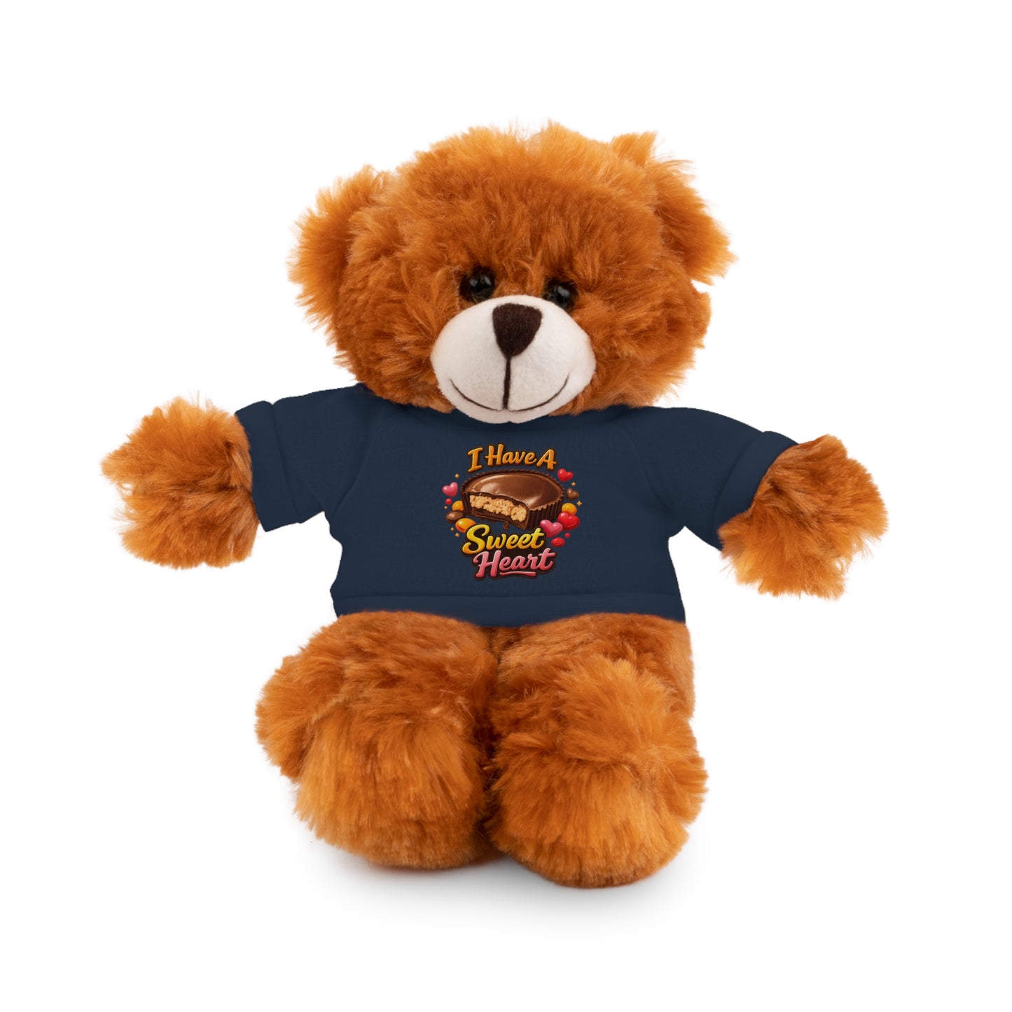 Teddy Bear — "I Have a Sweet Heart" Plush with Graphic Tee