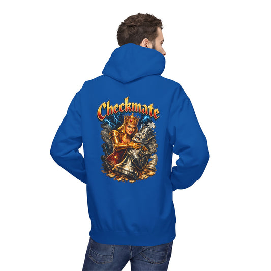 Chess King "Checkmate" Hoodie — Vintage Fantasy Chess Crewneck