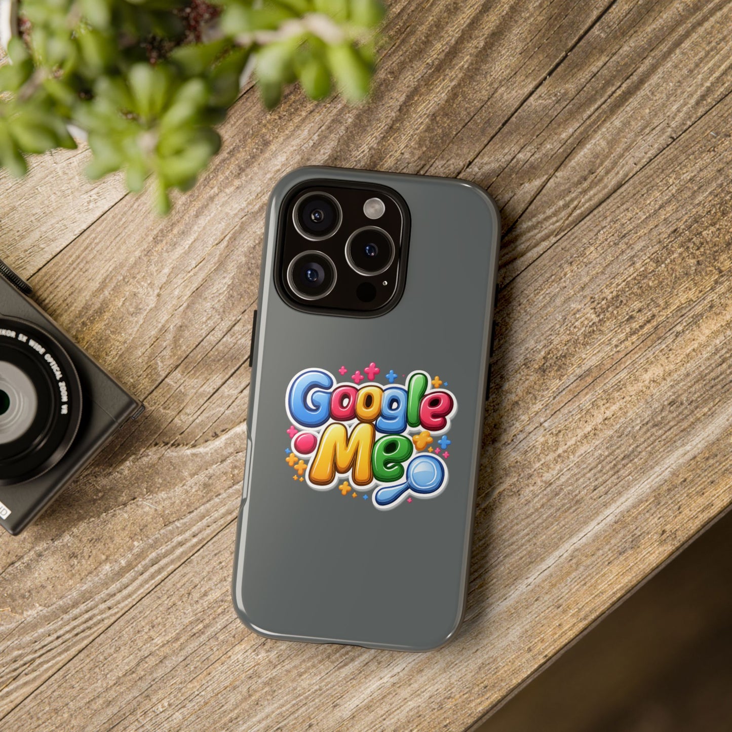 Phone Case — Colorful "Google Me" Protective Tough Case