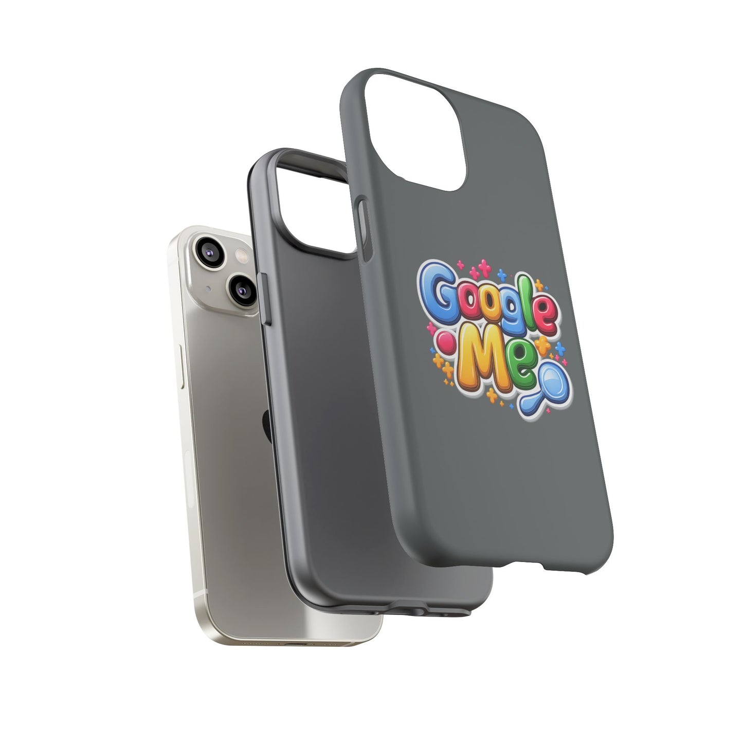 Phone Case — Colorful "Google Me" Protective Tough Case