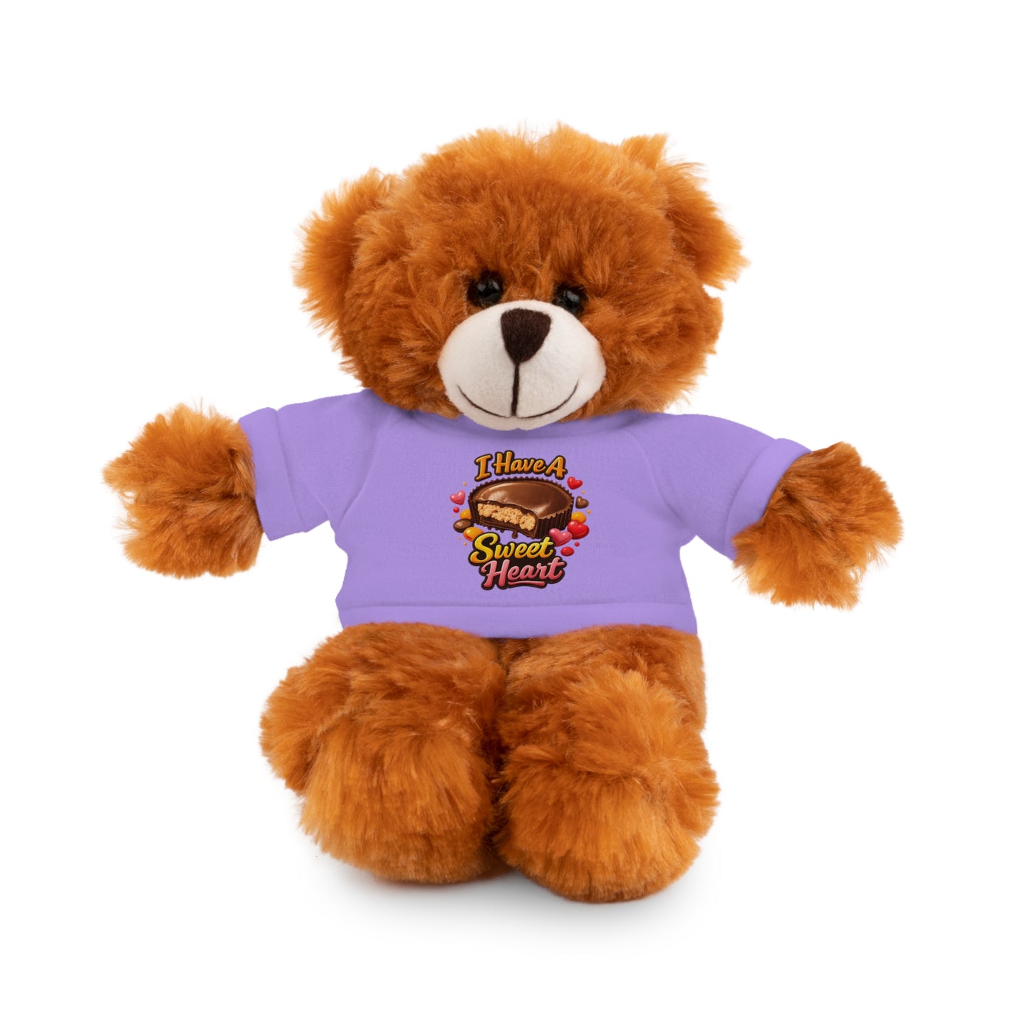 Teddy Bear — "I Have a Sweet Heart" Plush with Graphic Tee