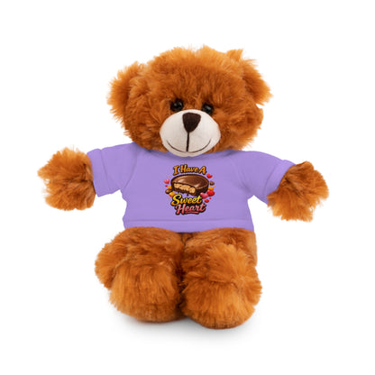 Teddy Bear — "I Have a Sweet Heart" Plush with Graphic Tee