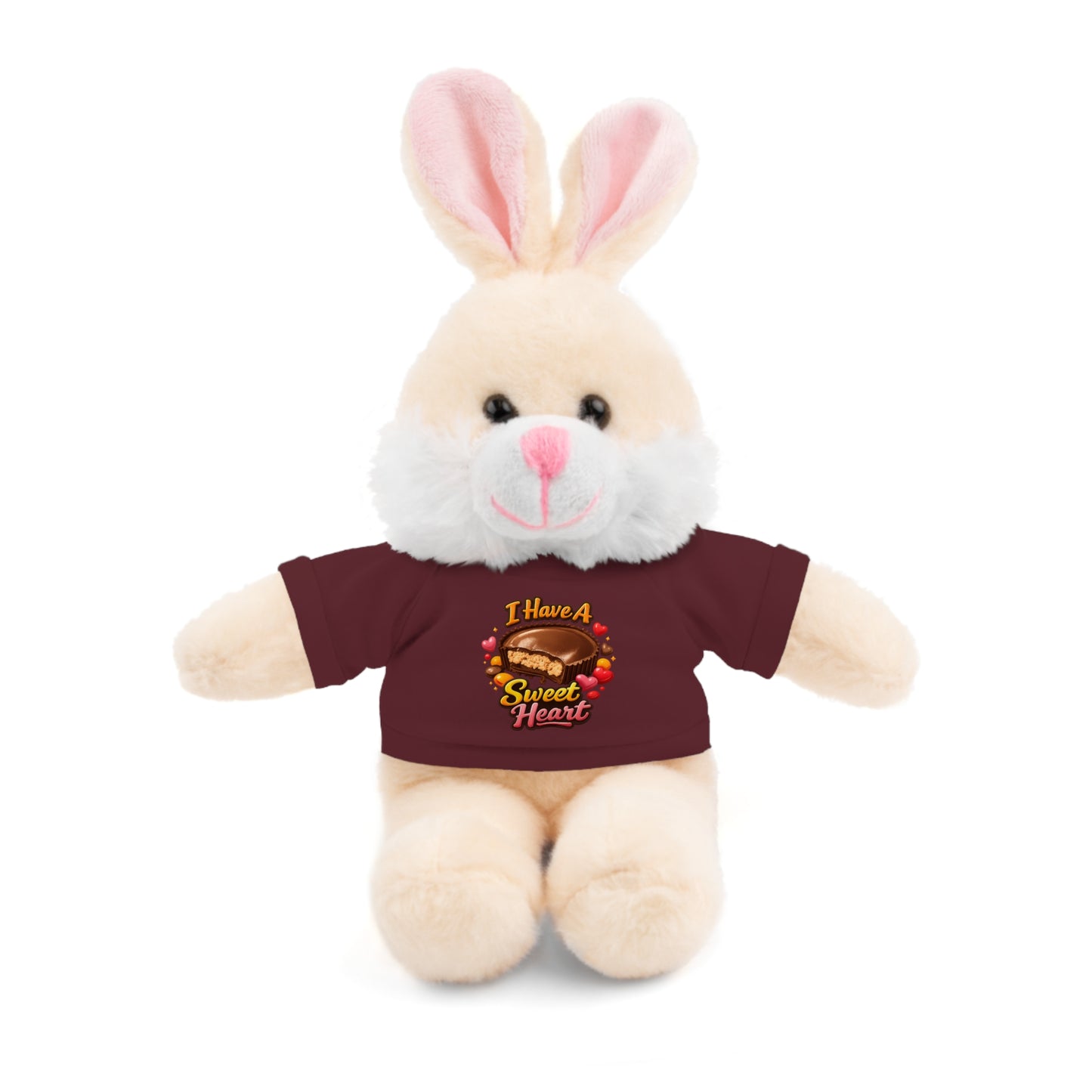Teddy Bear — "I Have a Sweet Heart" Plush with Graphic Tee