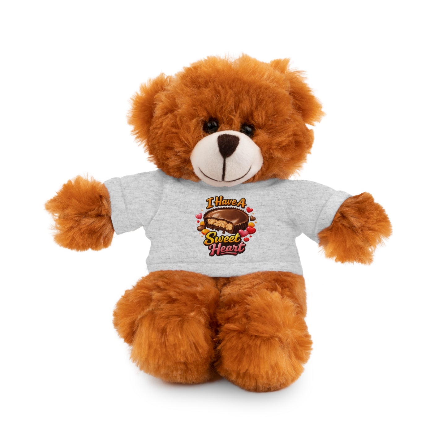 Teddy Bear — "I Have a Sweet Heart" Plush with Graphic Tee