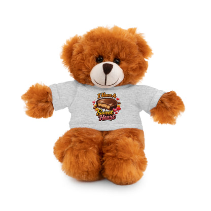 Teddy Bear — "I Have a Sweet Heart" Plush with Graphic Tee