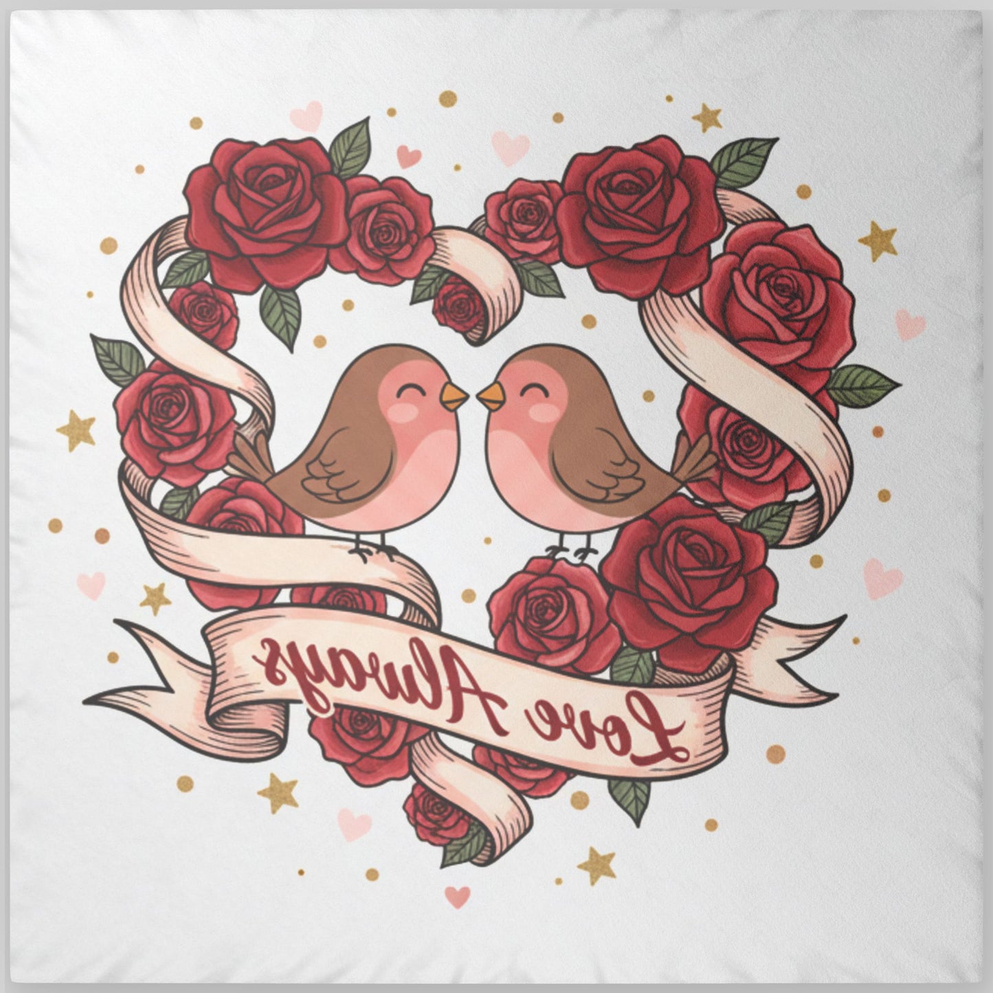 Love Always Heart Pillow