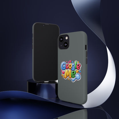Phone Case — Colorful "Google Me" Protective Tough Case