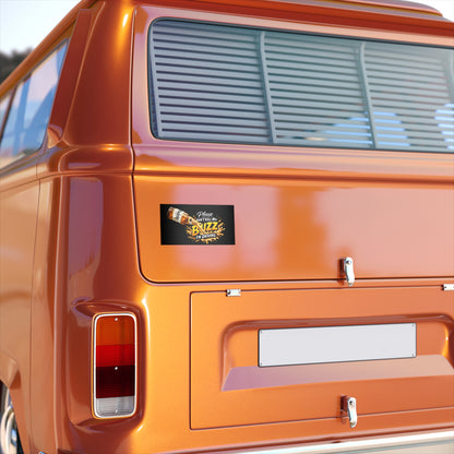 Please Don't Kill My Buzz Bumper Sticker — Funny Driving Car Decal