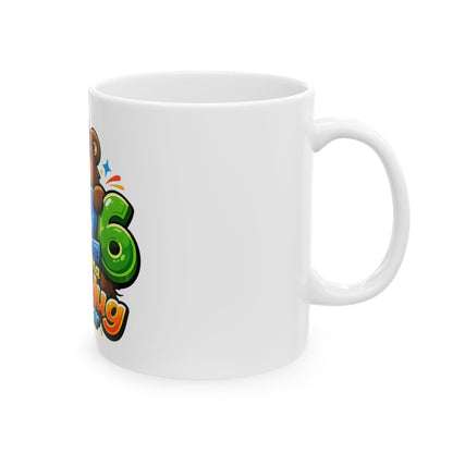 2026 Bear Hug Mug — Cute New Year Ceramic Coffee Cup ("I’m Gonna Bear Hug This Year")