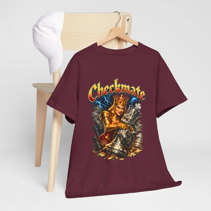 Checkmate Chess Graphic Tee — Vintage Knight vs King Design