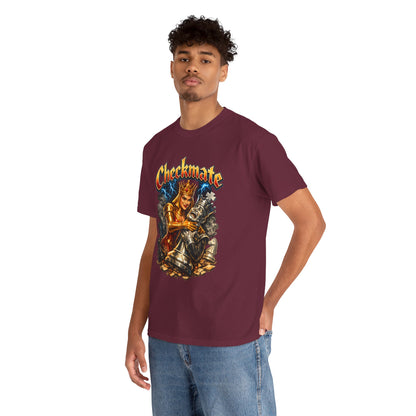 Checkmate Chess Graphic Tee — Vintage Knight vs King Design
