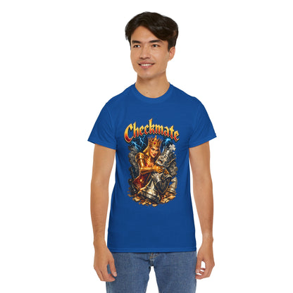 Checkmate Chess Graphic Tee — Vintage Knight vs King Design