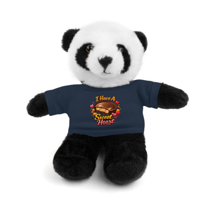 Teddy Bear — "I Have a Sweet Heart" Plush with Graphic Tee
