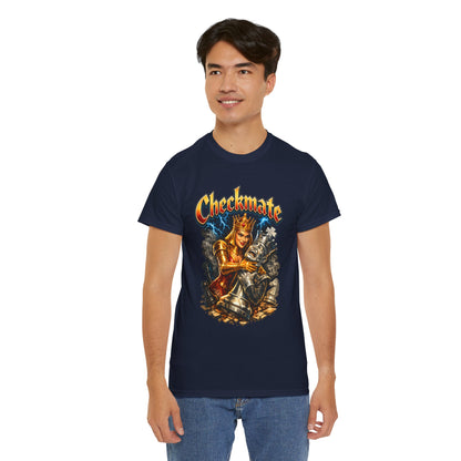 Checkmate Chess Graphic Tee — Vintage Knight vs King Design