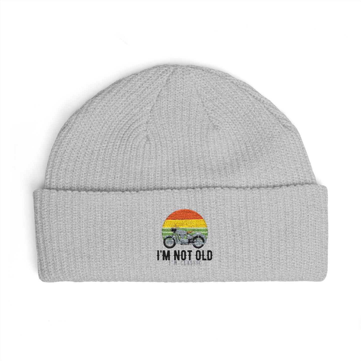 Motorcycle I'm Not Old I'm Classic Cuff Beanie