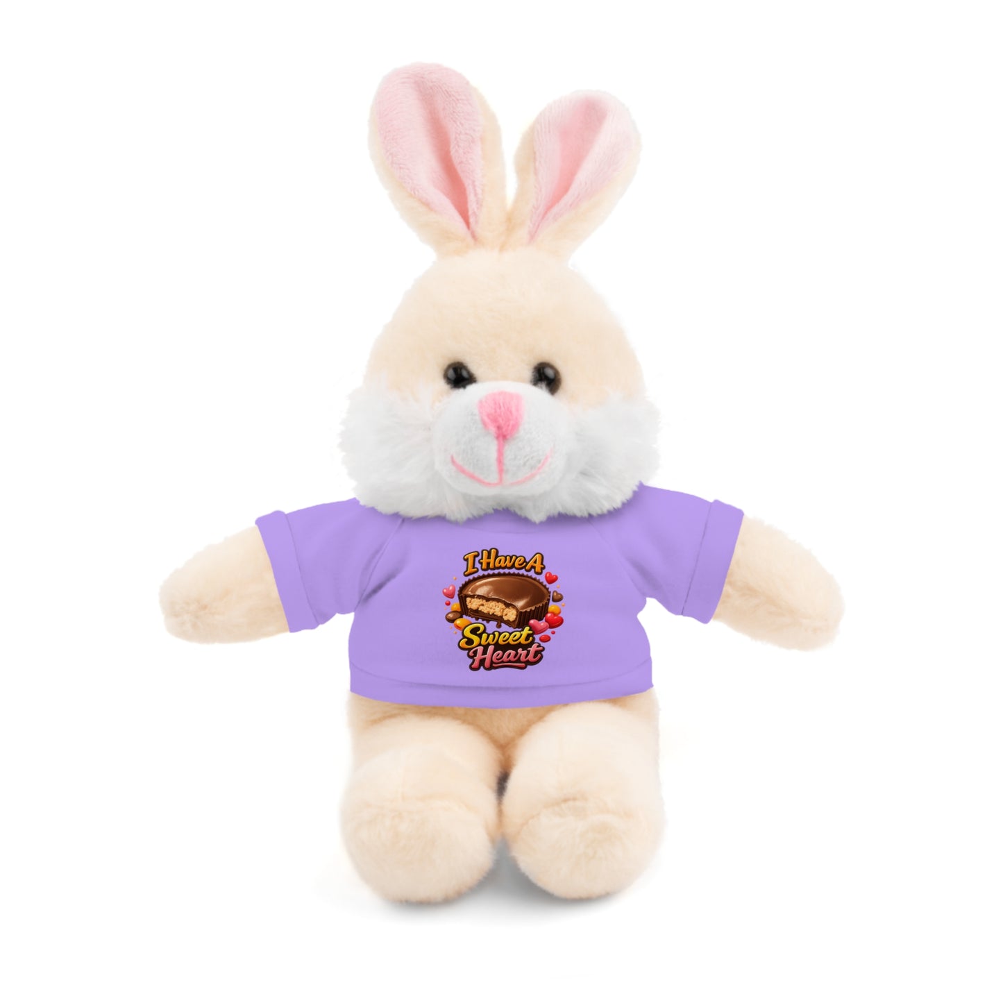 Teddy Bear — "I Have a Sweet Heart" Plush with Graphic Tee