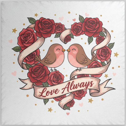 Love Always Heart Pillow