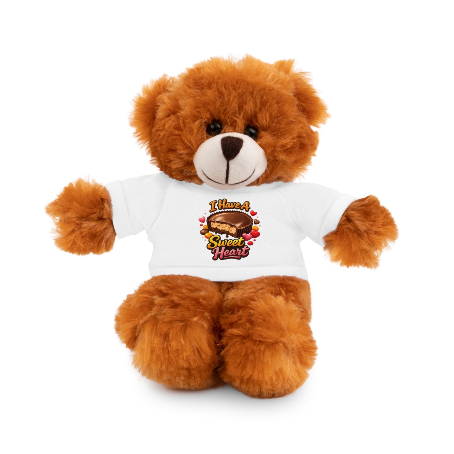 Teddy Bear — "I Have a Sweet Heart" Plush with Graphic Tee